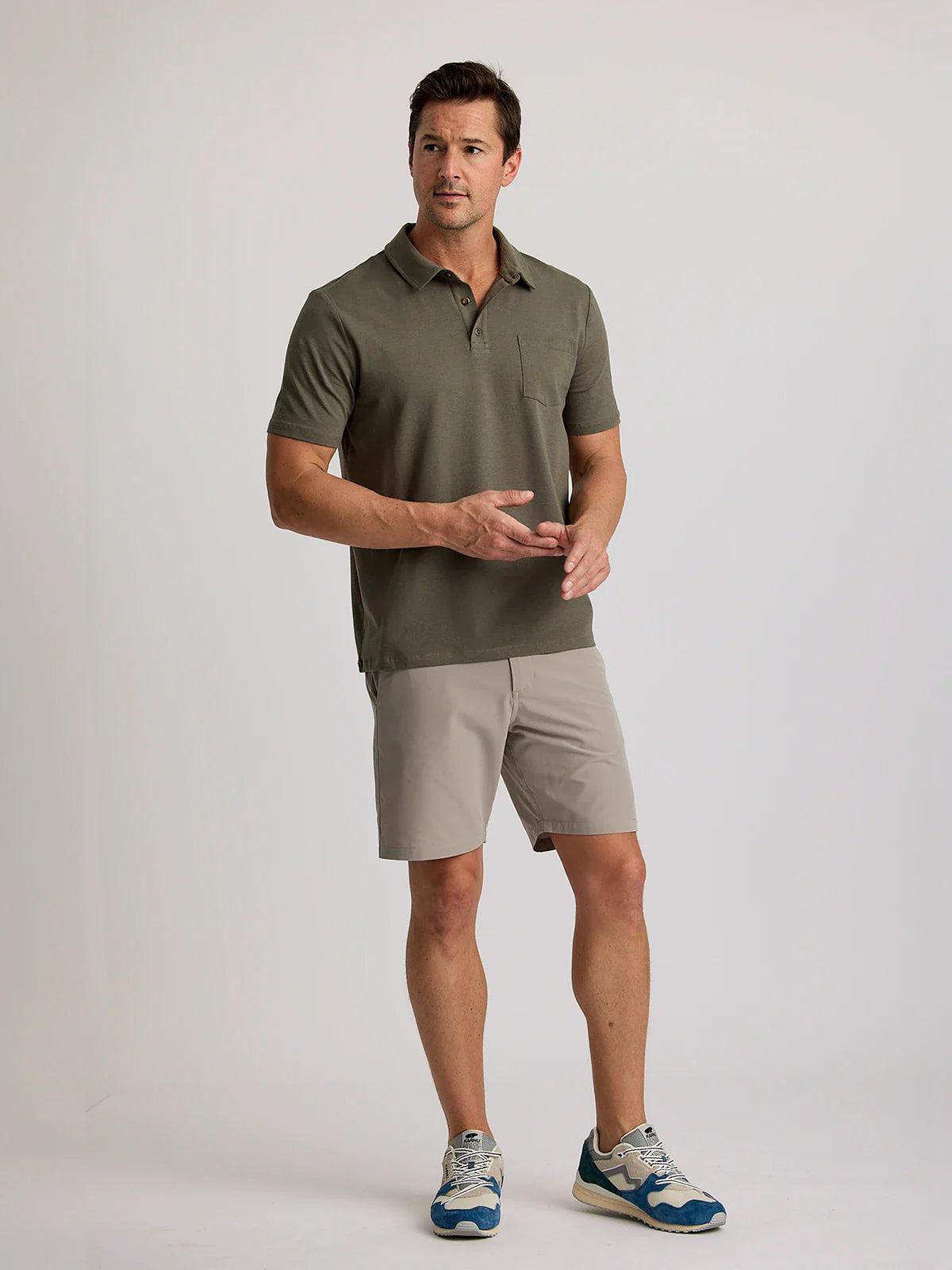 Men's Bamboo Current Polo - Fatigue