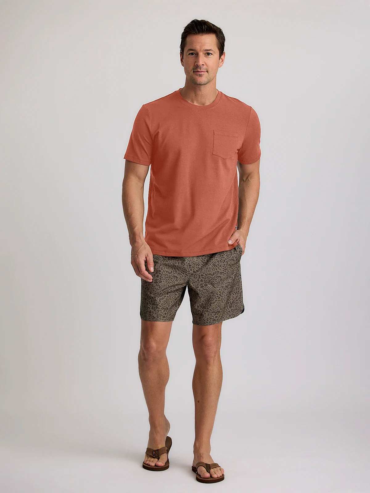 Men's Bamboo Current Pocket Tee - Redwood