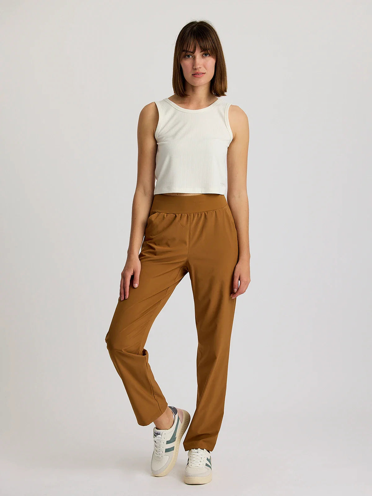 Women's Ribbed Bamboo Tank - Sea Salt