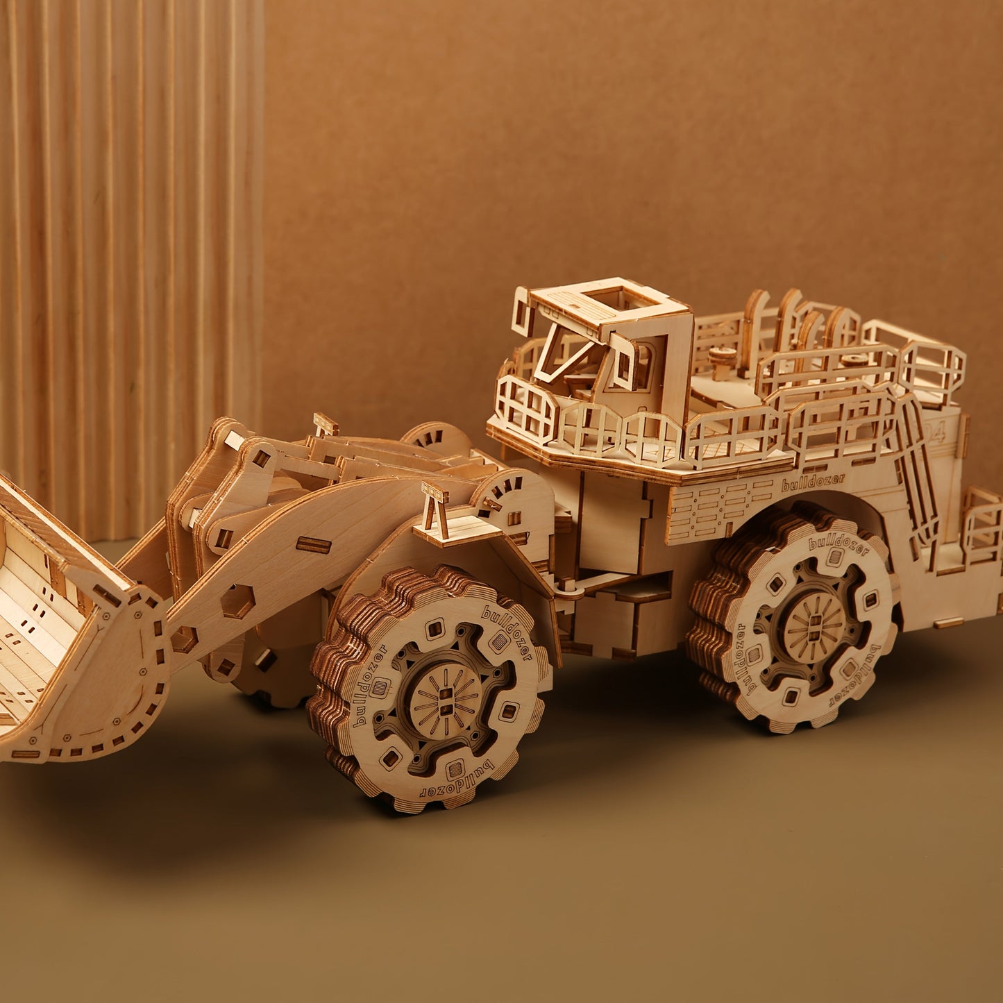 3D Wooden Puzzle Steam Train Forklift- HMT24TR