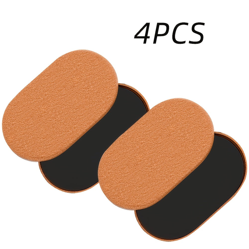 4pcs Heavy Duty Furniture Sliders  Easy Glide Beige-BU0N