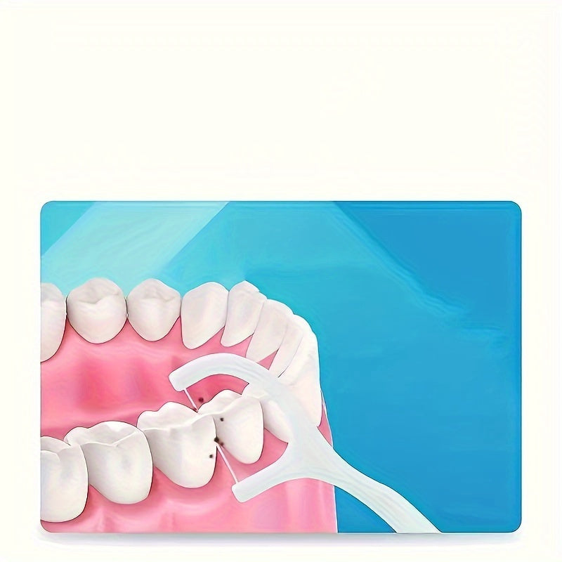 50-Pack Polyester Dental Floss Sticks - U6TV