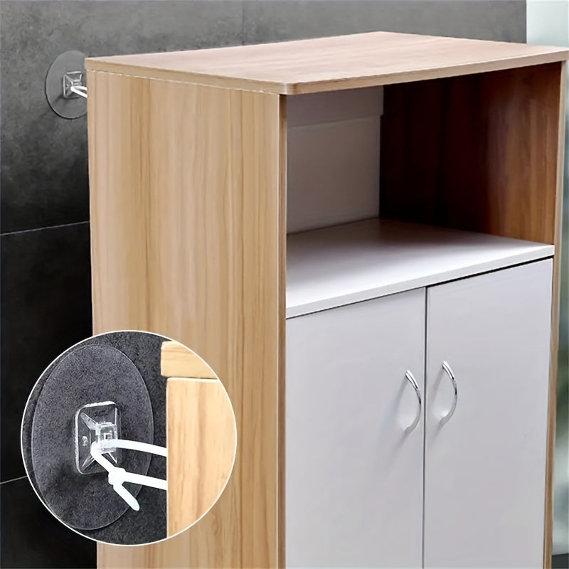 6pcs Wall-Mounted Cabinet Safety Brackets TJR7P4G