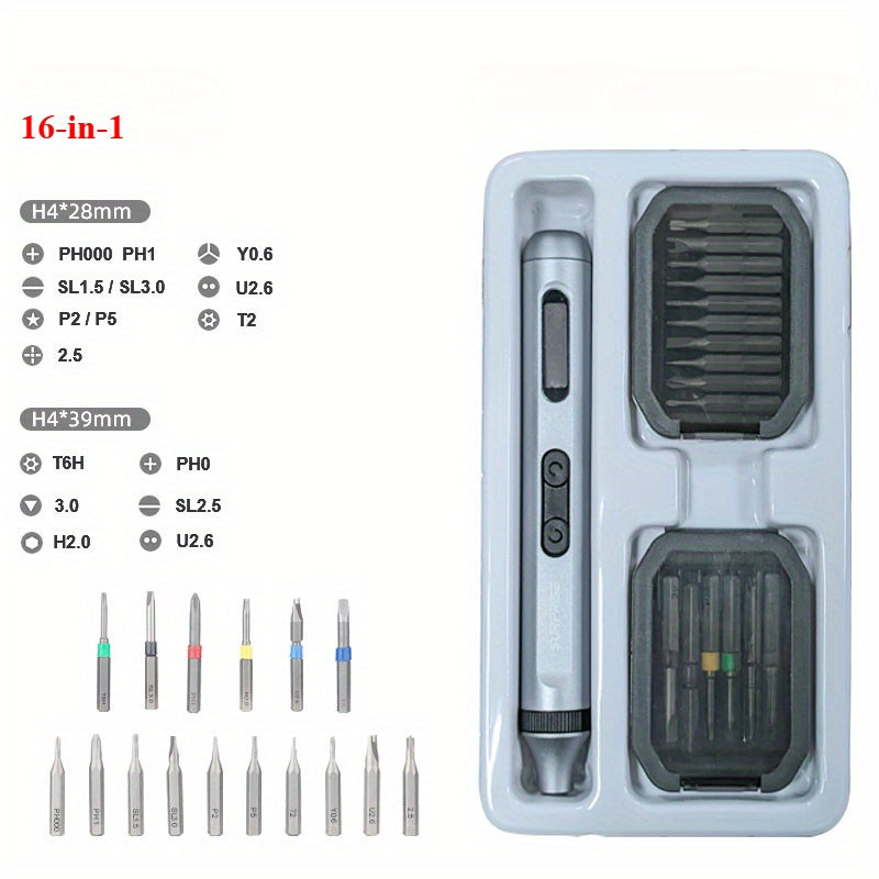 Stainless Steel Precision Electric Screwdriver Set-IQDJ