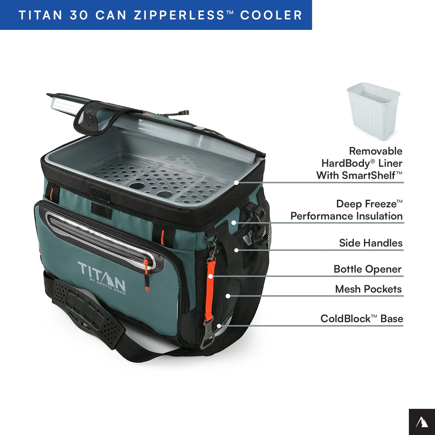 30 Can Zipperless HardBody® Cooler