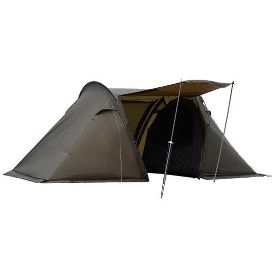 <2次先行販売>XR1000 旭日トンネルテント 超大空間 防水遮光 多様設営方 2人用 ナイロン キャンプテント