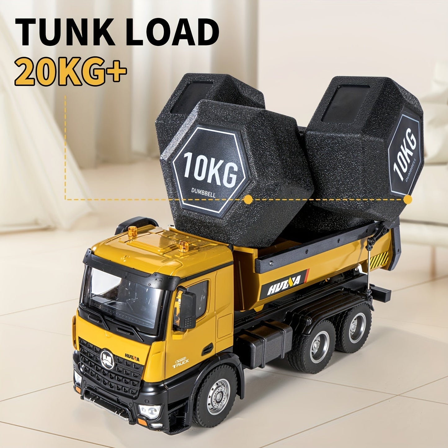1:14 Scale Alloy Remote Control Construction Truck TJR8M5D