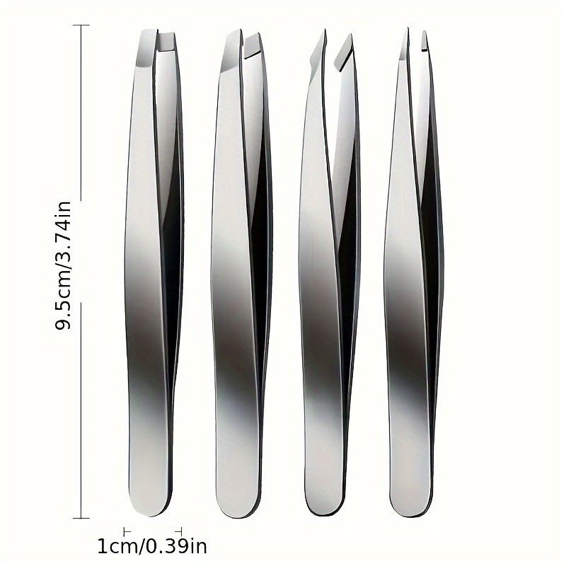 4pcs Professional Tweezers Set - PSC9