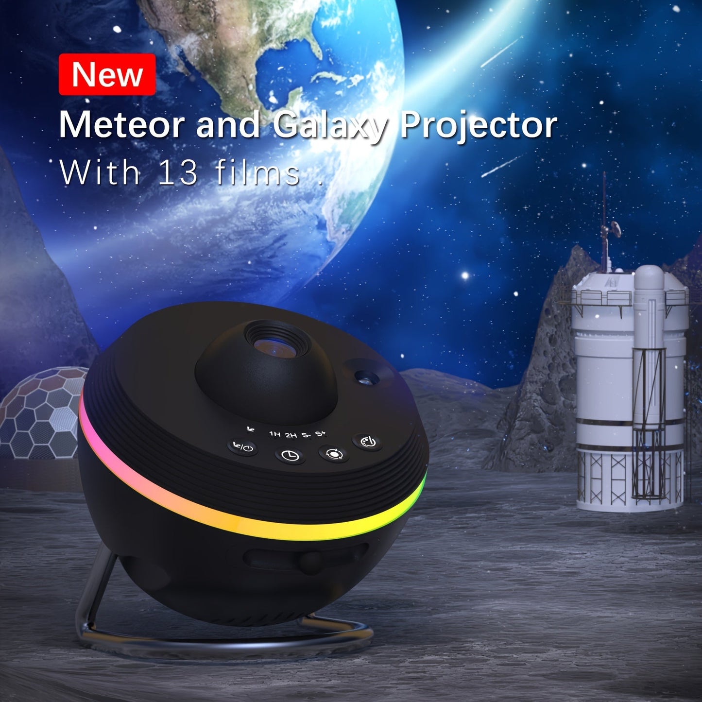 13-in-1 Galaxy Projector with LED Night Light - TJR5M8Q