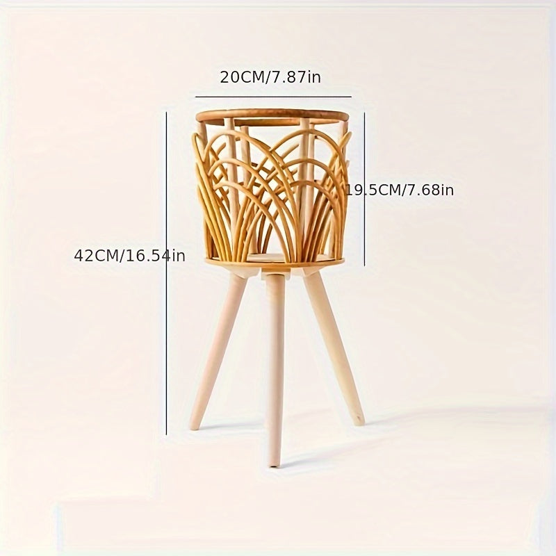 Wooden Woven Vase Fillers with Handles - 2SMF