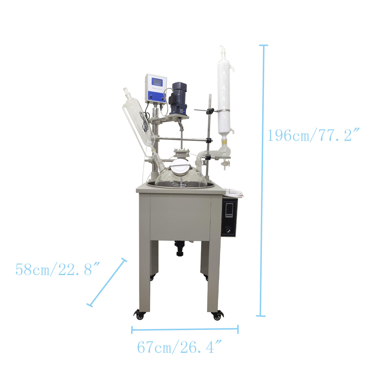 30L Single Layer Glass Reactor