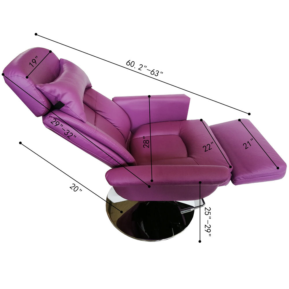 Purple Facial Bed Spa Table Salon Chair