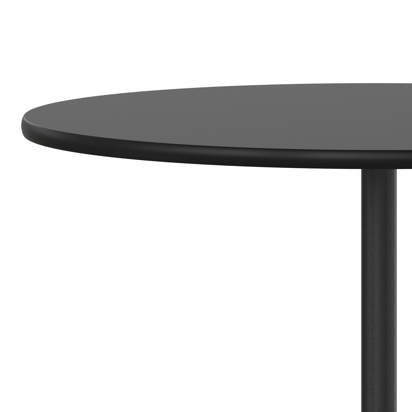 30'' Round Wood Cocktail Table with 30'' and 42'' Columns