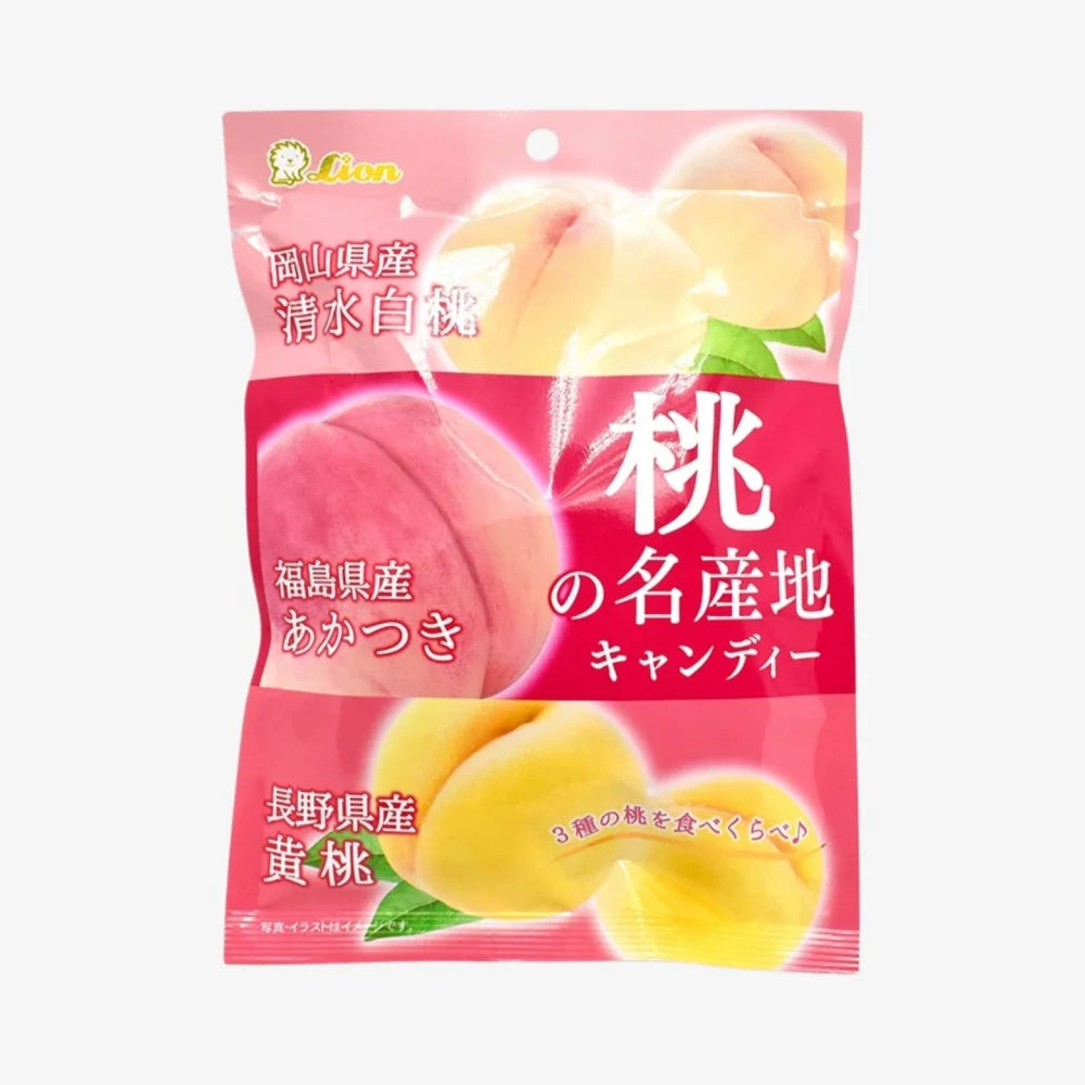 LION Candy 3 Kinds Peach Flavor 71g