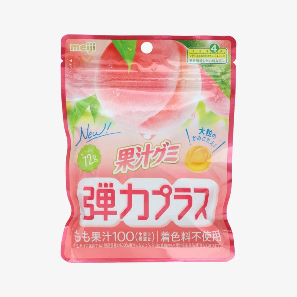 MEIJI Gummy Elasticity Plus (Peach) 72g