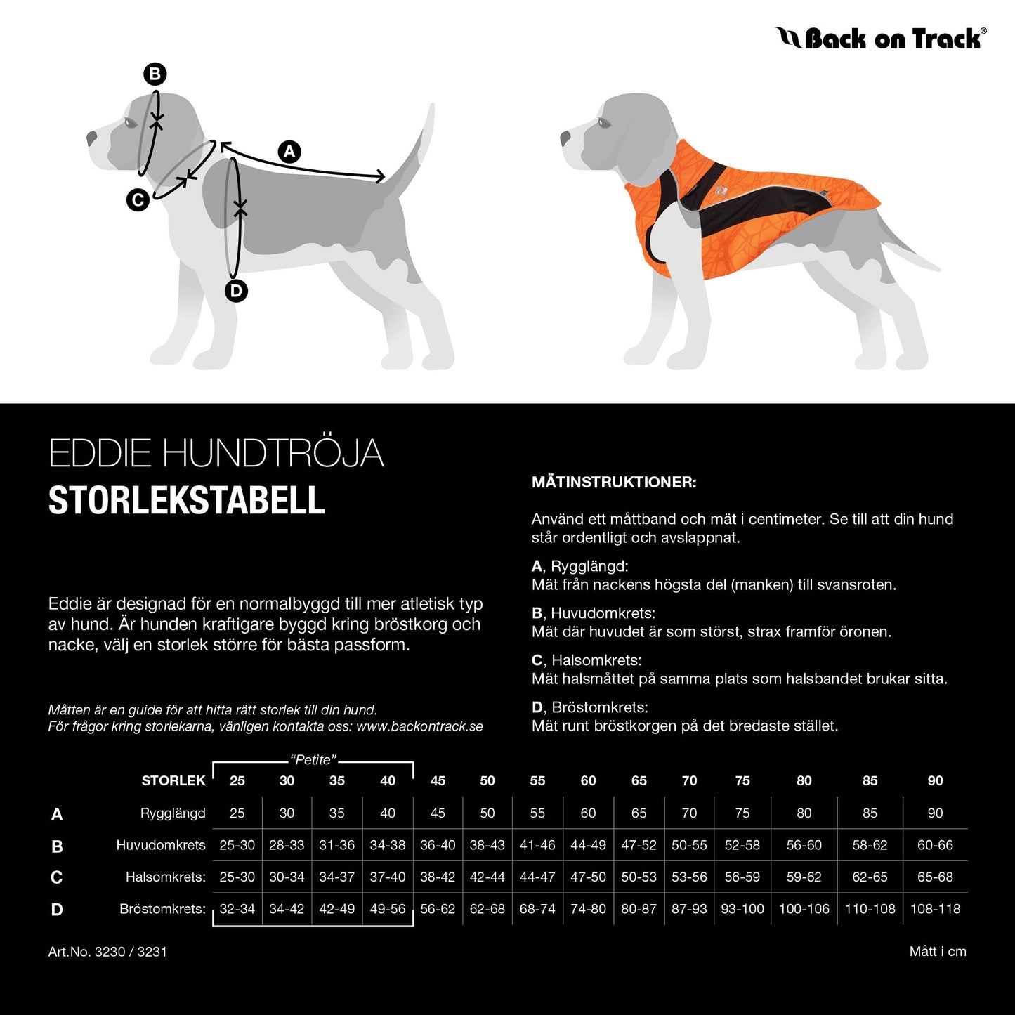 Eddie High Visibility Reflective Orange Jumper for Dogs