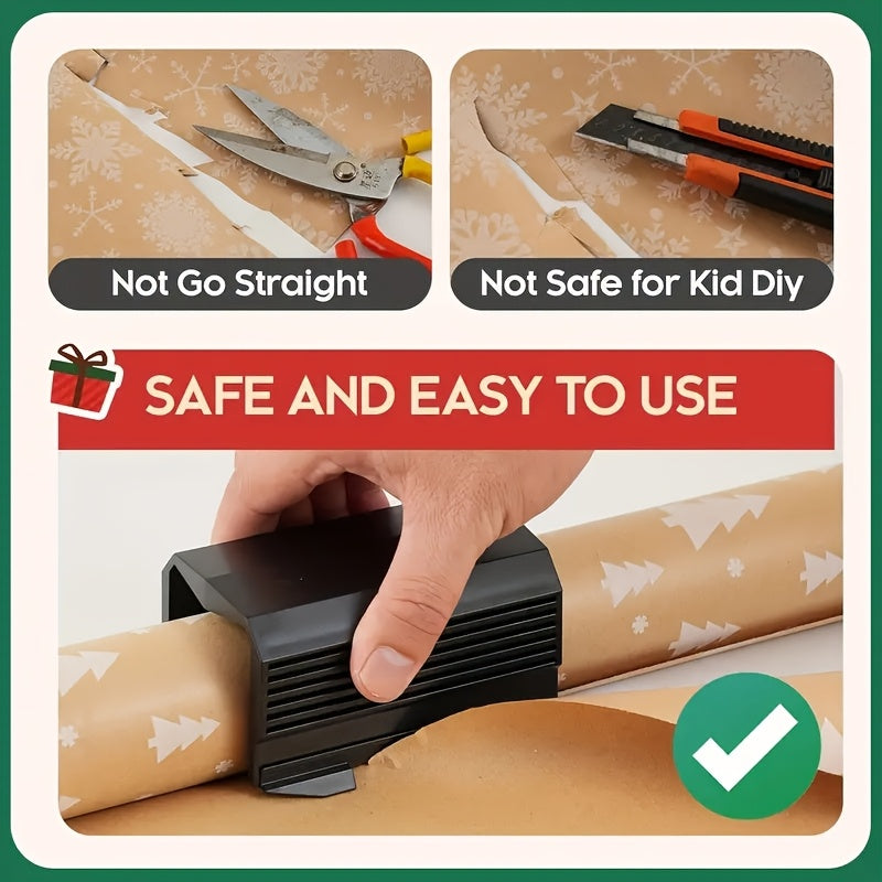 Wrapping Paper Cutter, Sliding Tool for Gifts TJR4S7B