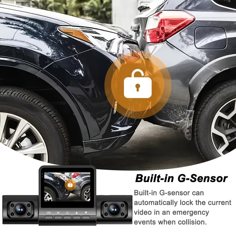 4 Channel 1080P HD Dash Cam, Night Vision, LED Display TJR9G2X
