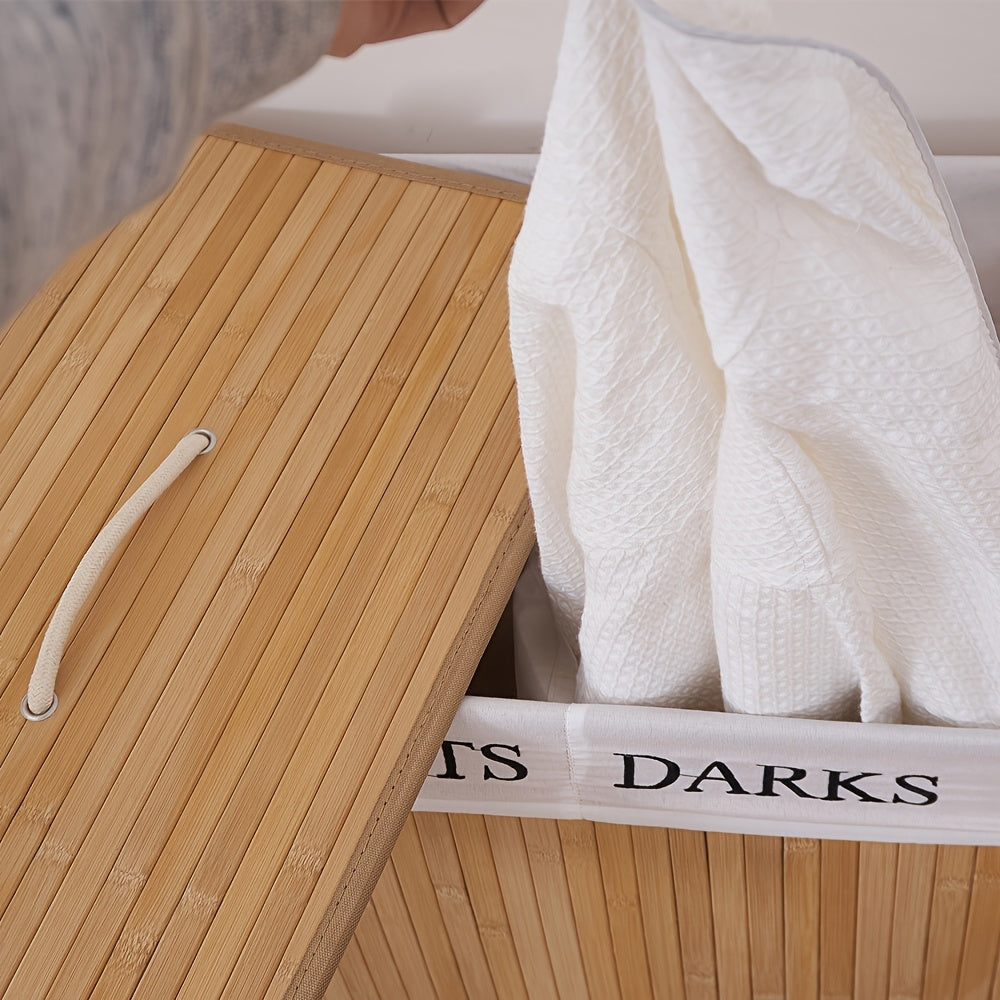 Webest Home Classic Bamboo Laundry Hamper - WAQ4