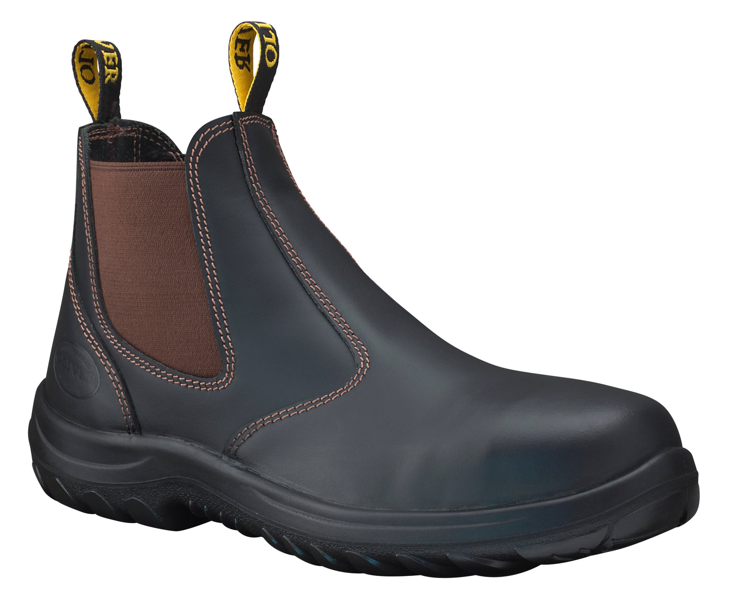 Oliver WB 34 Series Claret Elastic Sided Boot