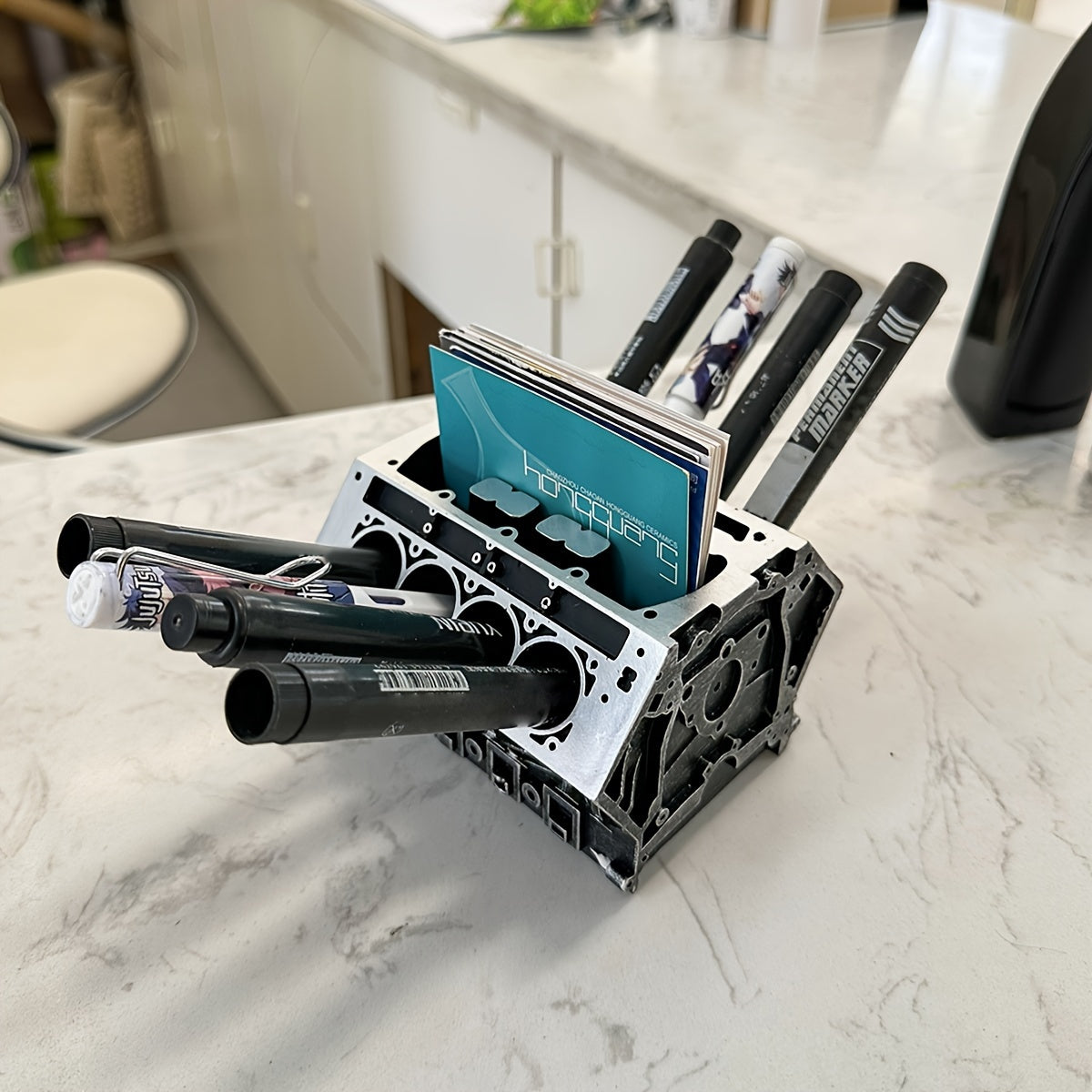 Engine Cylinder Desktop Organizer- HMT24DO