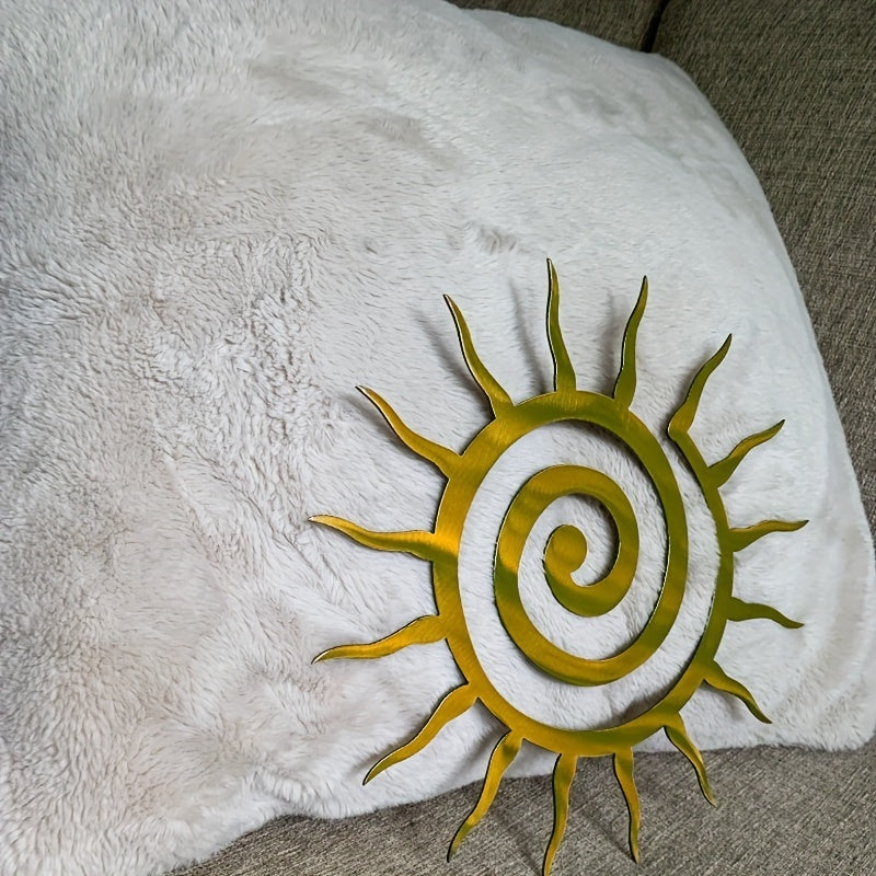 Antique Coiled Star Metal Wall Art - G7TB