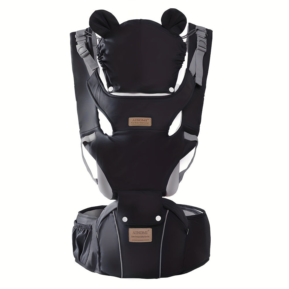 6in1 Ergonomic Baby Harness with Hip Seat Gray-TE1N