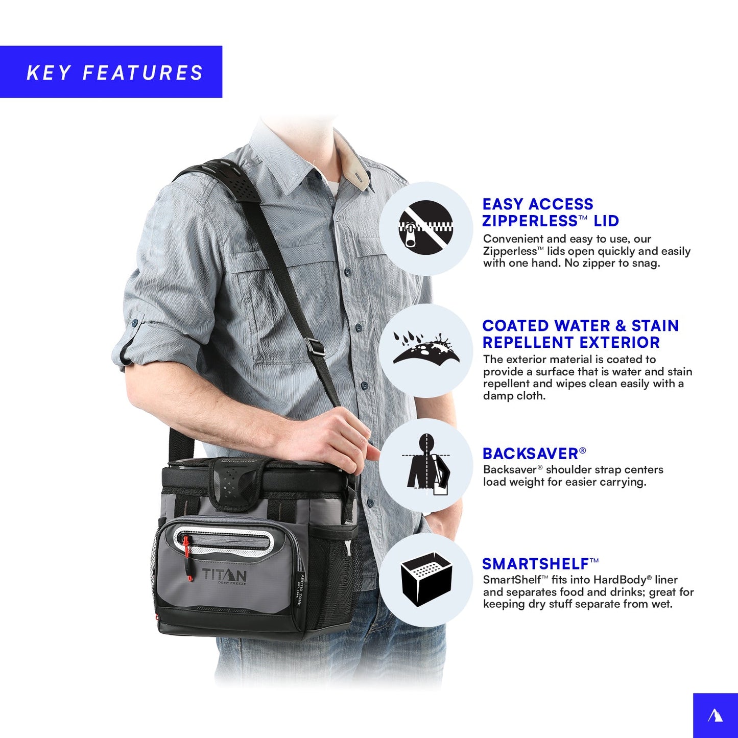 9 Can Zipperless HardBody® Cooler