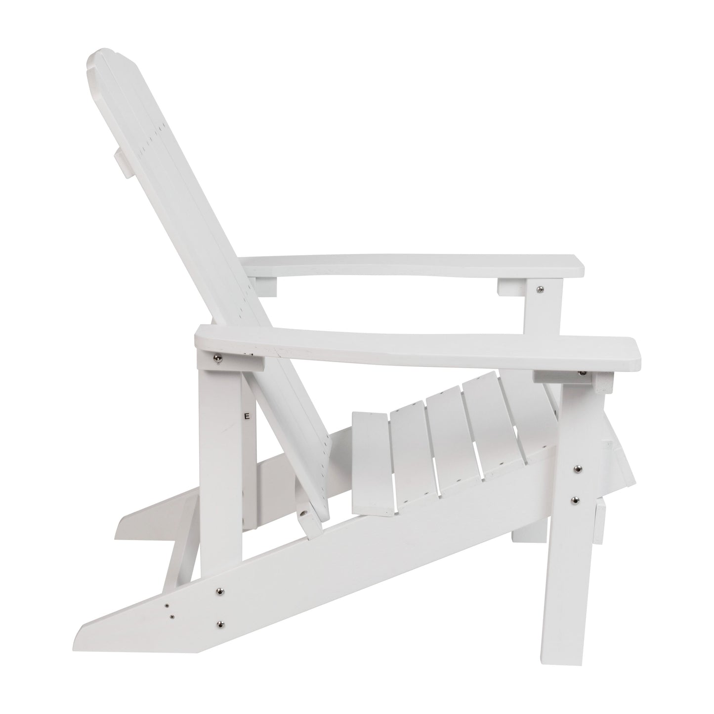 3 Piece Charlestown Poly Resin Wood Adirondack Chair Set with Fire Pit - Star and Moon Fire Pit with Mesh Cover