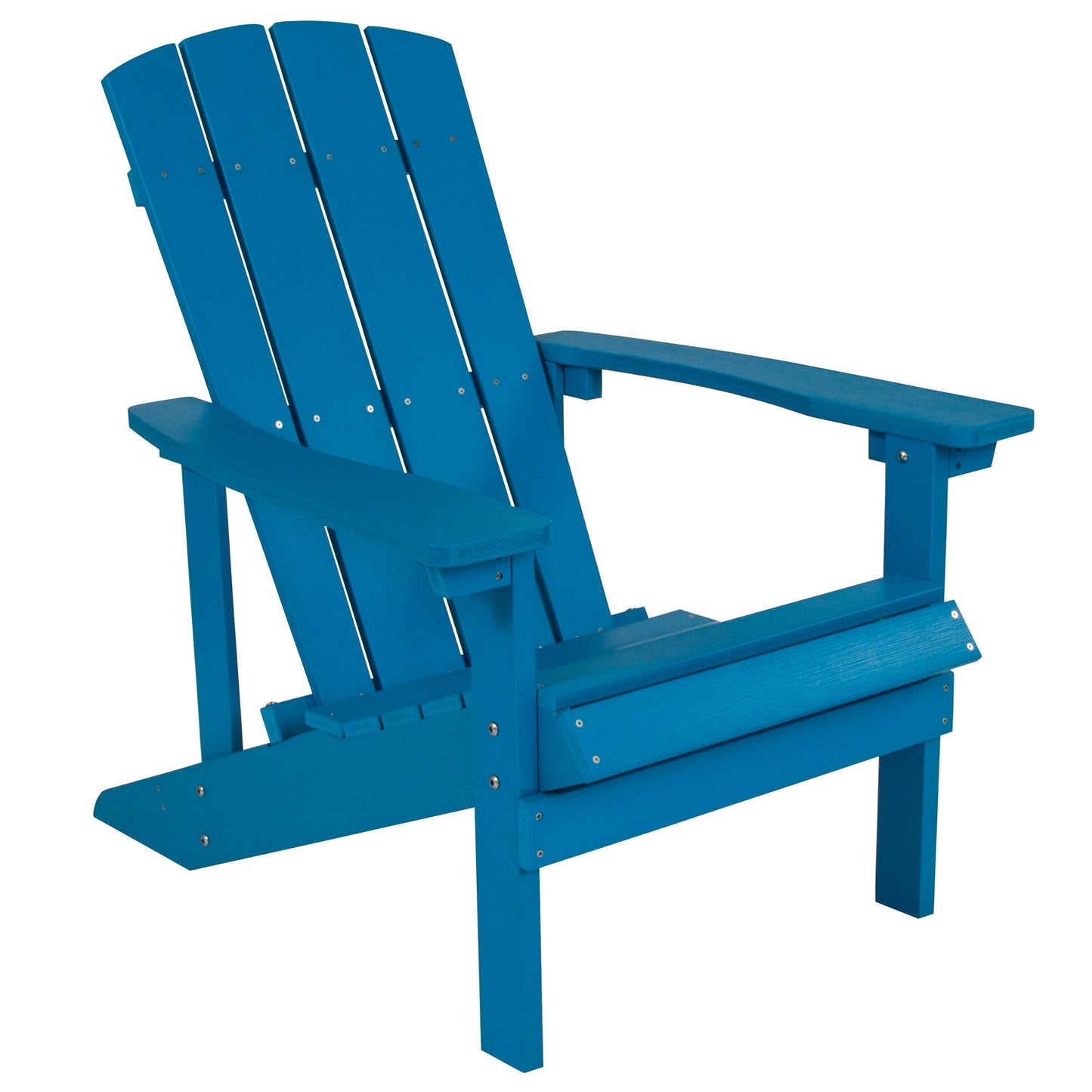 3 Piece Charlestown Poly Resin Wood Adirondack Chair Set with Fire Pit - Star and Moon Fire Pit with Mesh Cover