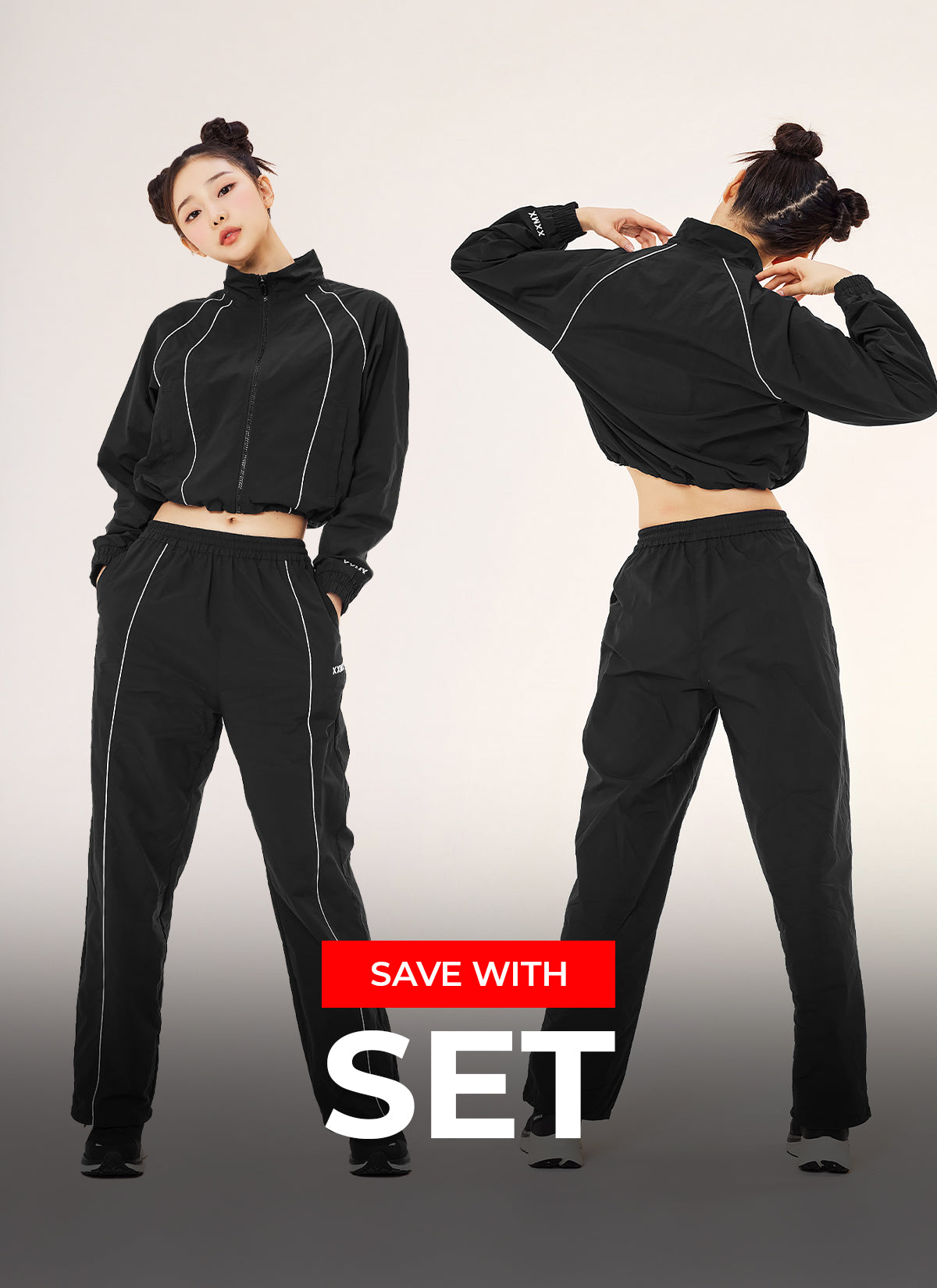 WOVEN PIPING SET
