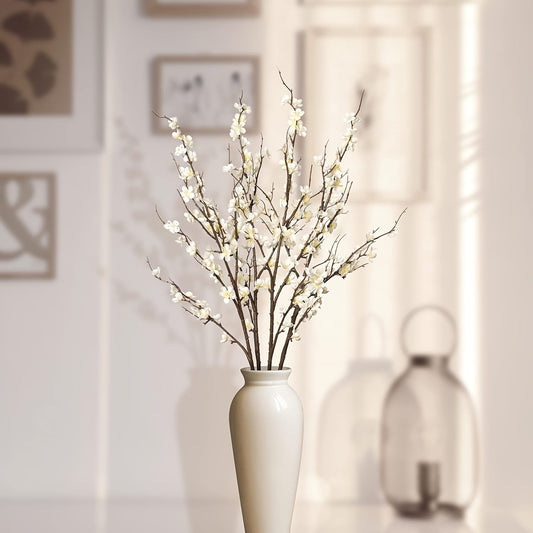 5-Pack Artificial Plum Blossom Branches - P2DM
