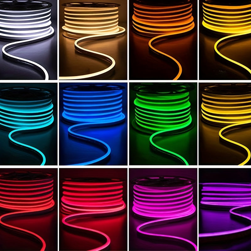 5m RGB LED Neon Light Strip with USB  Remote-EUAD