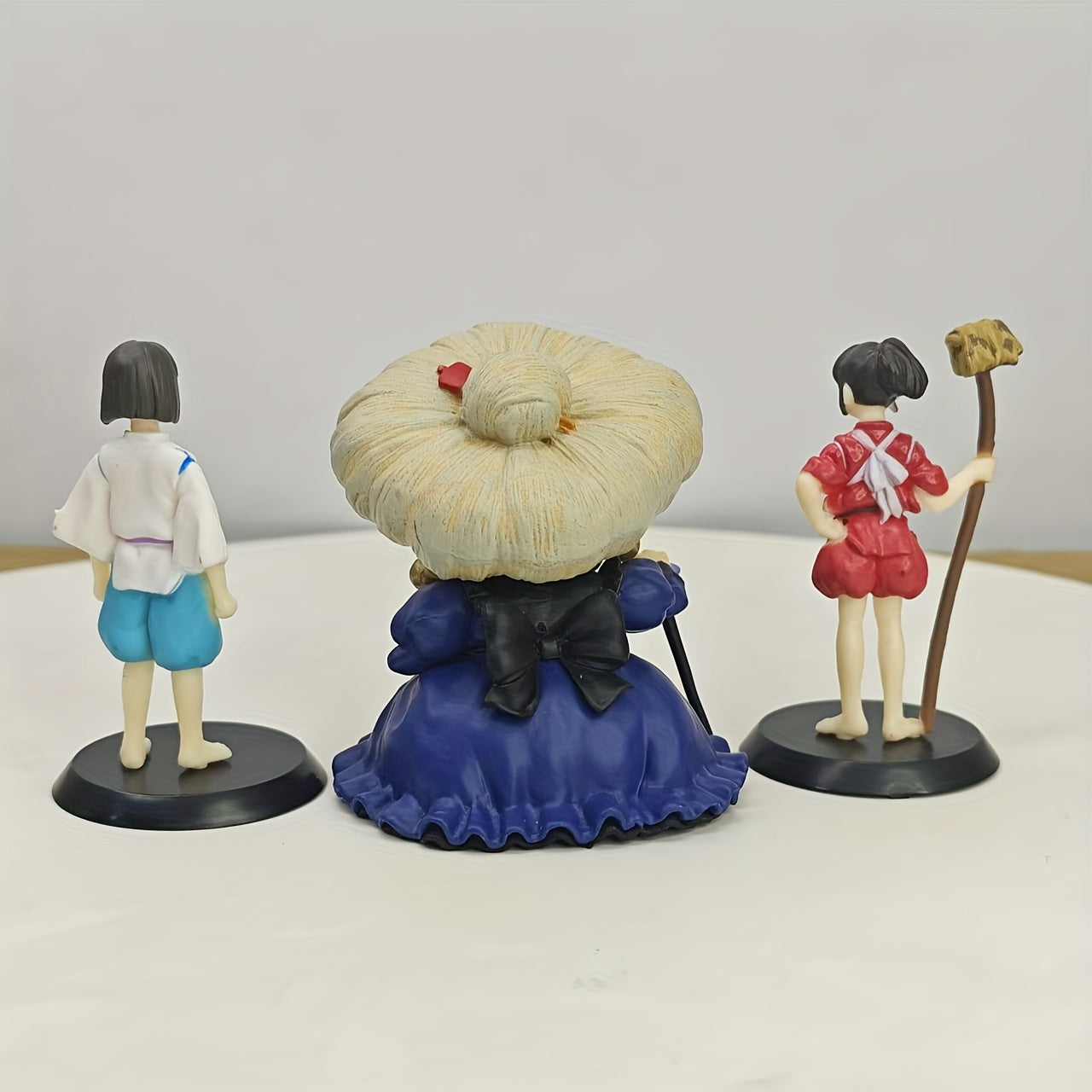 A Set of Three Classic Anime Figurines in a Bag - DYV9