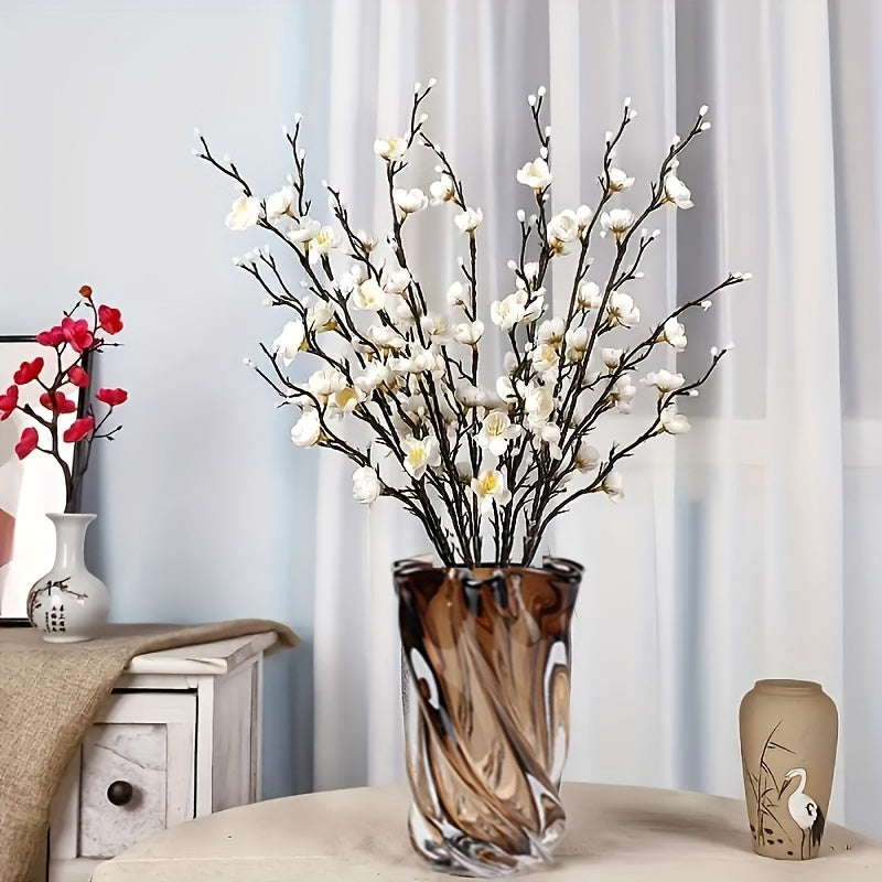 5-Pack Artificial Plum Blossom Branches - P2DM