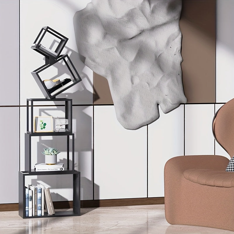 5 Tier Geometric Bookshelf- HMT17BS