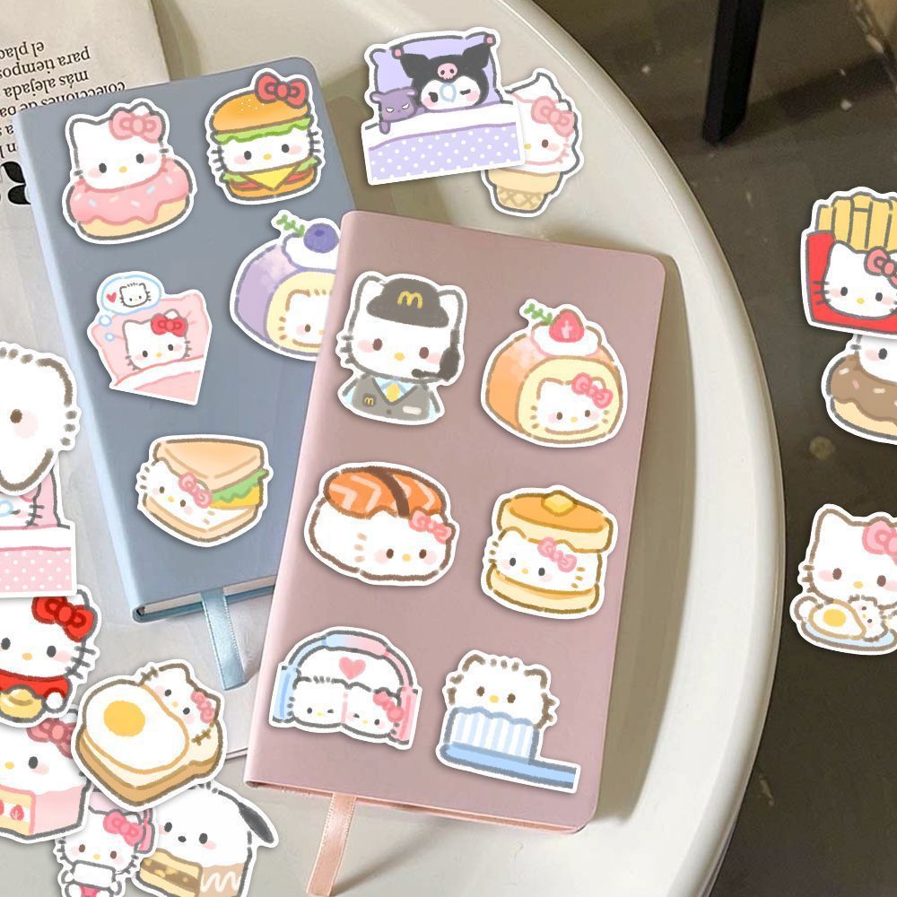 50pcs Hello Kitty Cartoon Stickers Sanrio - SJ2N