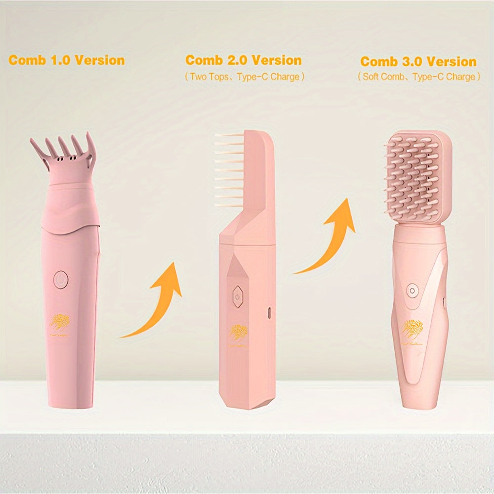 2in1 USB Aromatherapy Incense Burner Massage Comb-MR8P