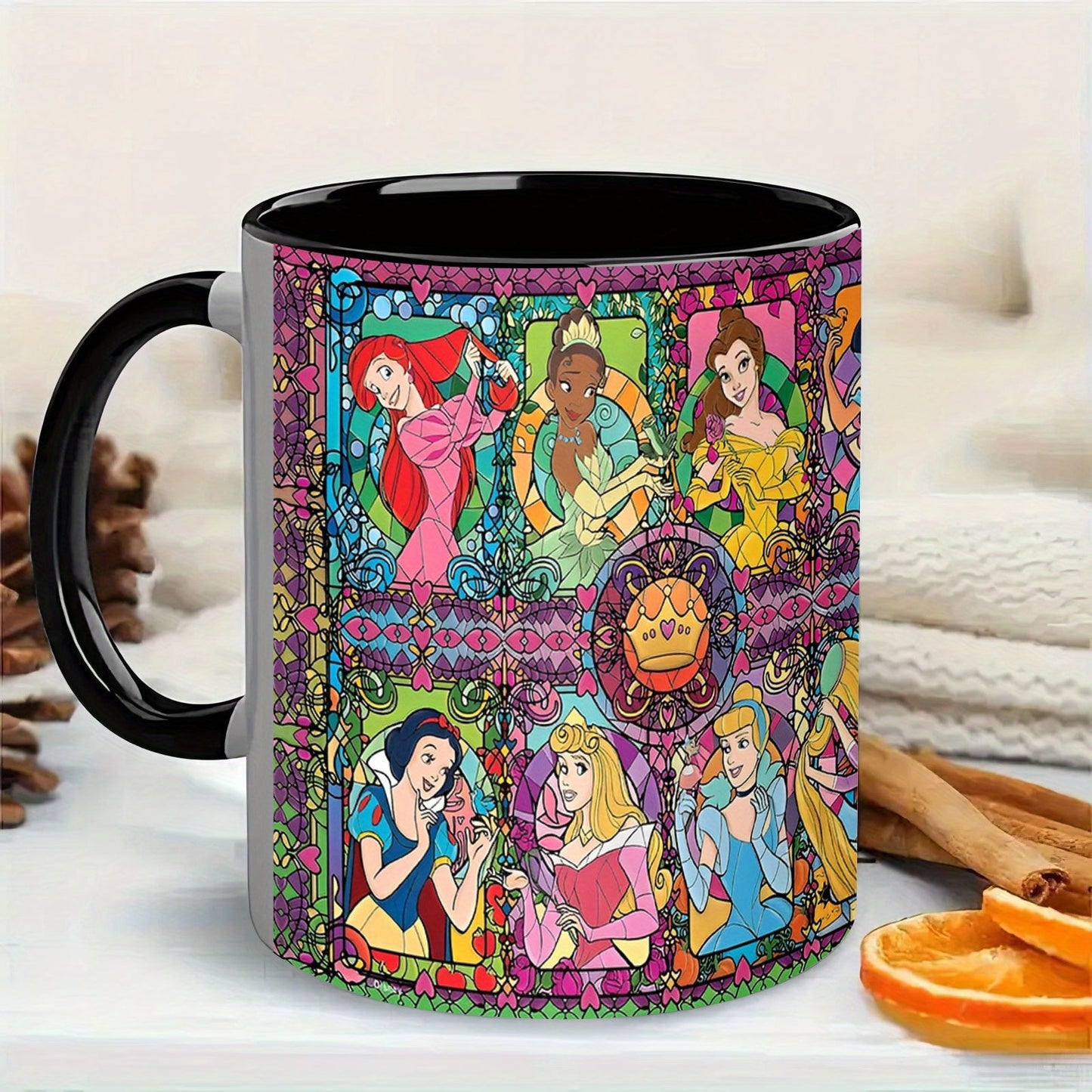 11oz Porcelain Cup Princess Theme - C2BH