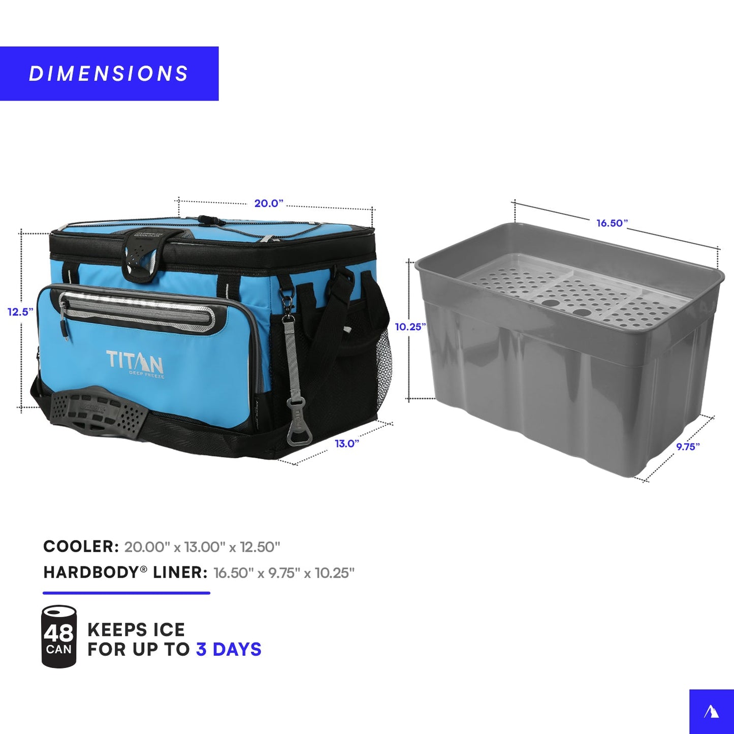 48 Can Zipperless HardBody® Cooler