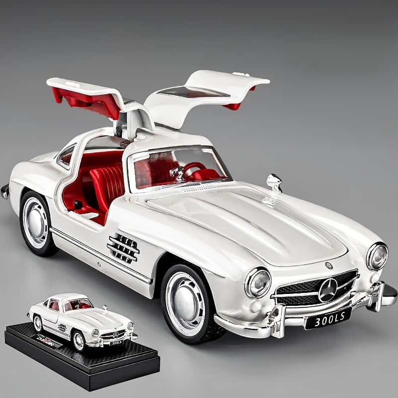 132 White DieCast Model Car Manual Collectors Gift-YQDZ