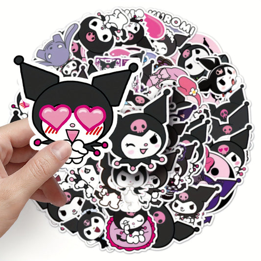 50pcs Sanrio Kuromi Cute Cartoon Anime Stickers - W2DN