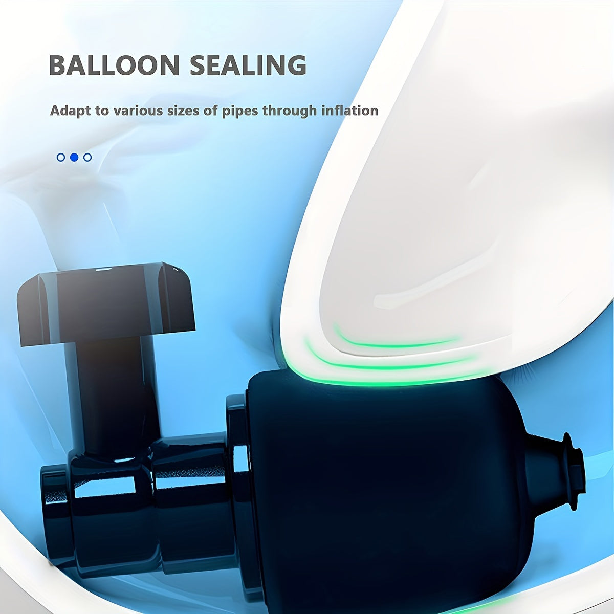 Heavy-Duty Drain Jet Gun, Powerful Air Plunger TJR7P2X