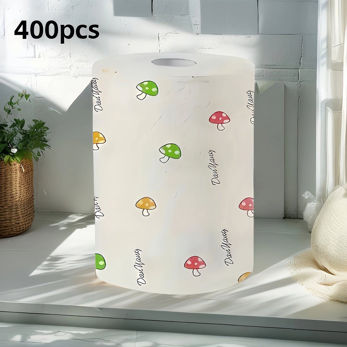 50-400pcs Disposable Cleaning Wipes, Oil-Resistant TJR7D8M
