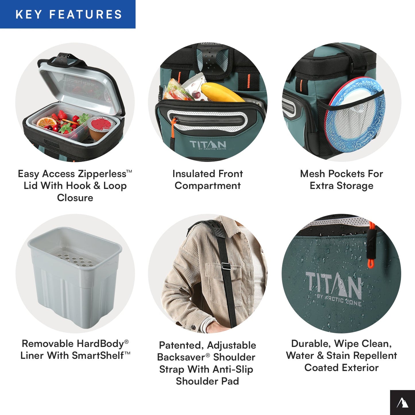 9 Can Zipperless HardBody® Cooler