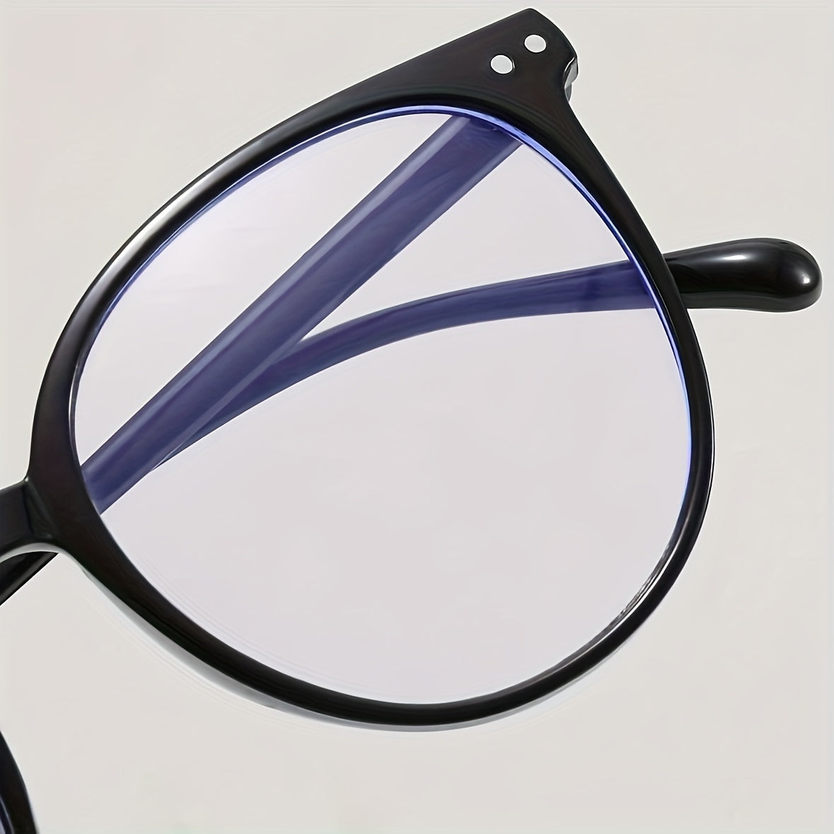Chic Oversized Round Frame Glasses Retro Durable-CH72