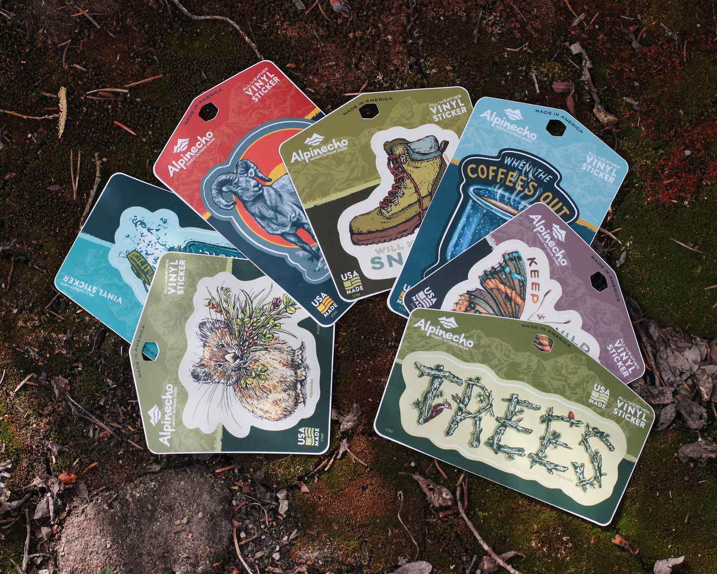Alpinecho - Keep It Wild Sticker
