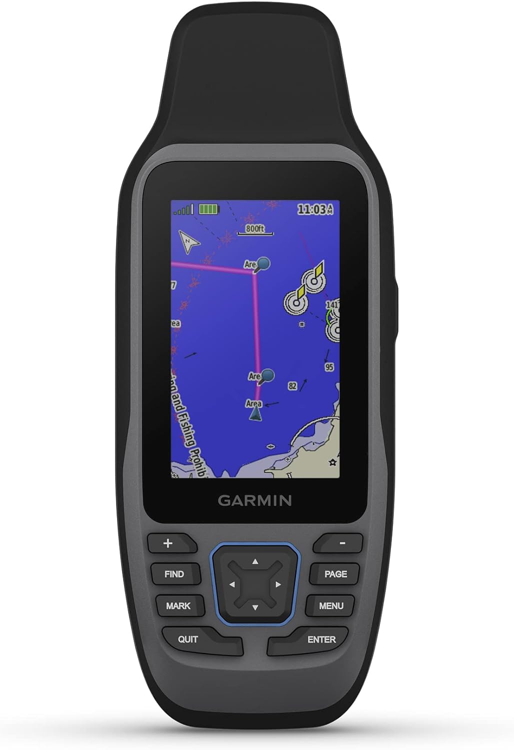 Garmin GPSMAP 79sc Marine GPS Handheld Preloaded With BlueChart g3 Coastal Charts Rugged Design and Floats in Water