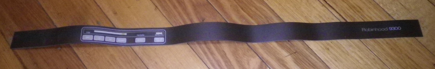 Robinhood 9300 800mm Rangehood Brown Front Panel Decal - Part # 6234