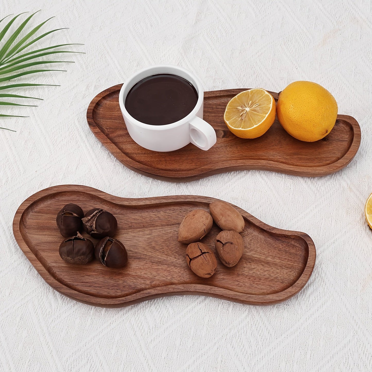 Cross border Japanese Acacia Wood Tray - C2U0
